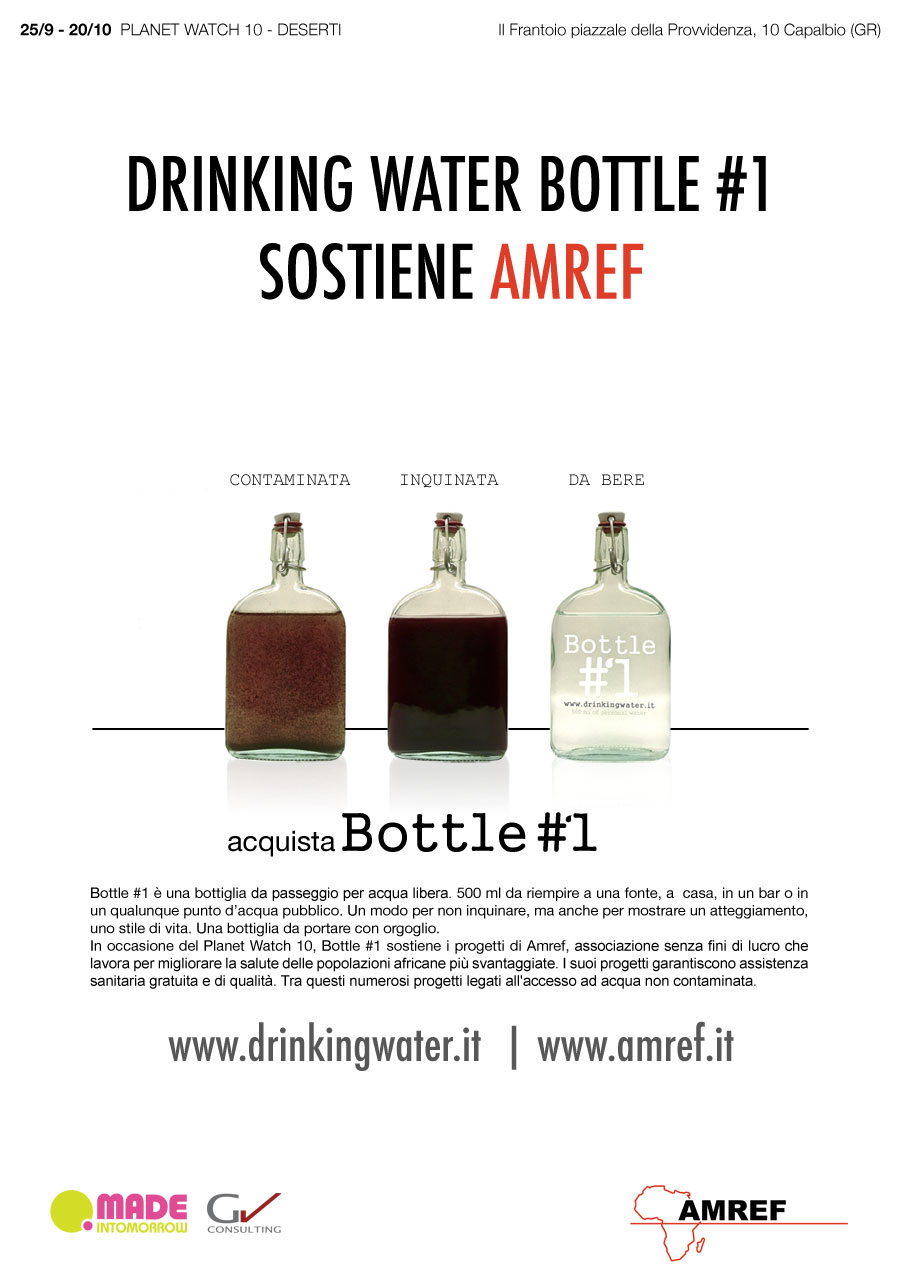 locandina drinking water -AMREF al Planet Watch 10